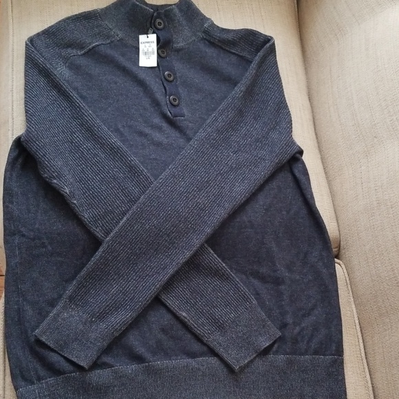Express button down sweater - Picture 4 of 7